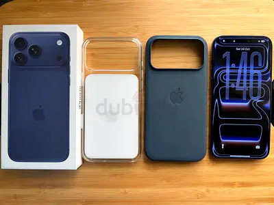 iPhone 17 Pro Max 256GB Deep Blue + Original Apple Accessories