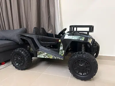 Kids Electric Ride-On Off-Road Buggy — 2-Seater, Camouflage