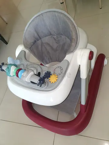 Baby activity walker with toy tray - good condition
