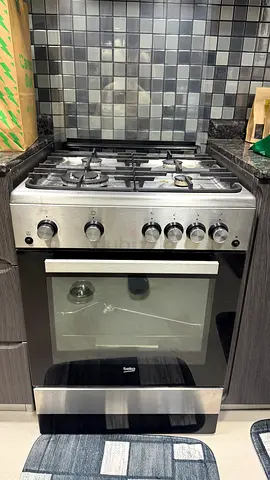 Beko Gas Cooker with Built-in Electric Oven with Rotary Spit - Good Working Condition
