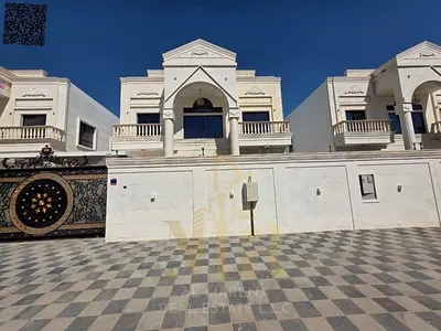 بالعامرة _ عجمان | تصميم كلاسيكي راقي ( 4600 قدم ) بسعر يشمل رسوم الكهرباء والمياه والمكيفات | 5 غرف ماستر + حوش كبير