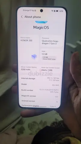 Honor 200 - 12GB,512GB MagicOS, Good Working Condition good