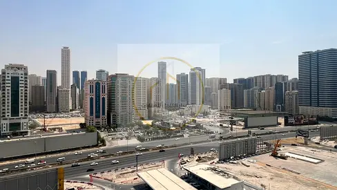 Two Master Bedrooms Apartment with Living Room for Rent in Al Taawun with Free Parking Spacious Layout Open View and Direct Dubai Exit Access
