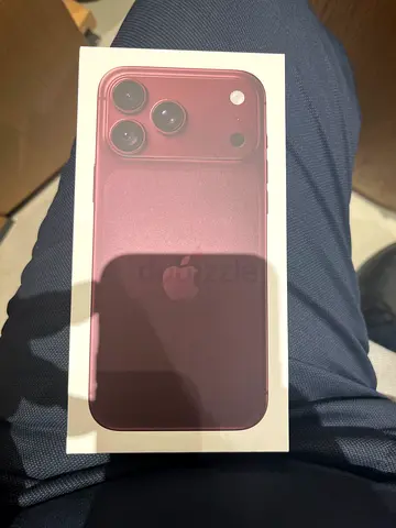 🔥 Brand New iPhone 18 Pro Max
📱 512GB
🍷 Burgundy Color
✨ Brand New from du UAE