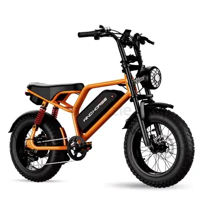 V8 Mini Electric Bike 750W Motor (1255W Peak Power) – 48V 15.6Ah Battery, 50KM/H Speed, 60KM Range,