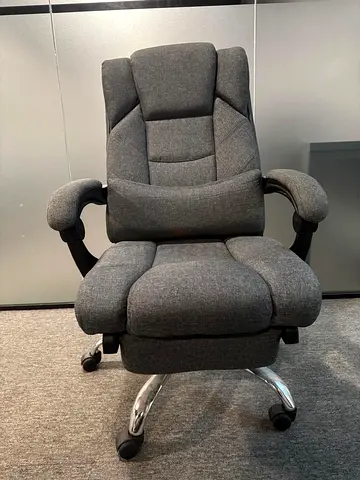 3 Padded Fabric Reclining Executive Office Chair