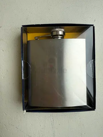 Brand New Stainless Steel Pocket Flask (Taylor’s Eye Witness, UK) - 6oz