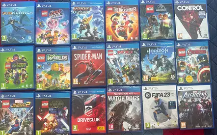 Collection of 20 PlayStation games (PS4 & PS5 compatible) - mixed titles