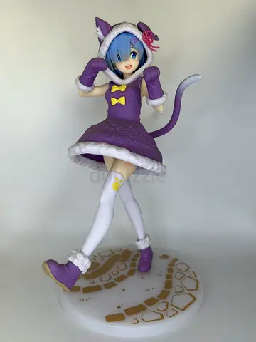 Rem, Puck Image (cat hood) - Re:Zero Prize Figure (No Box)