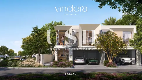 فيلا مطلة على الحديقة | 4 غرف نوم | مفروشة | Vindera at The Valley