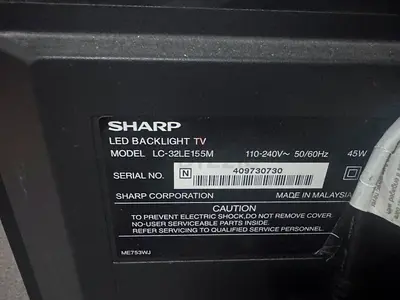 32-Inch Sharp TVs