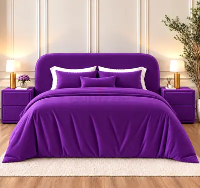 New upholstered queen bed frame with storage bed- modern queen size bed purple