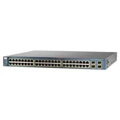 🔥 Cisco Catalyst 2960-X 48-Port Gigabit PoE+ Switch – WS-C2960X-48FPS-L – 4x 1G SFP Uplinks 🔥