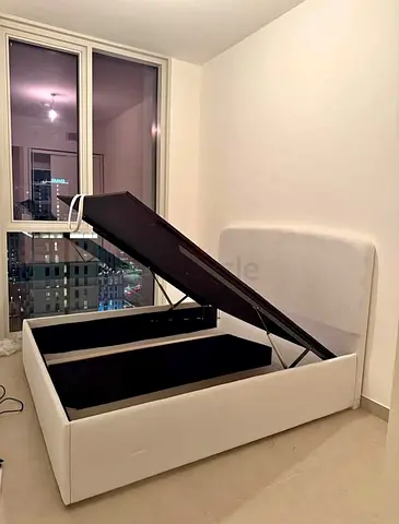Brand New Luxury King Size Hydraulic Storage Bed Frame With Medical Mattress