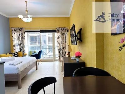 Furnished Studio | Burj Al Nujoom | Balcony | Downtown City View