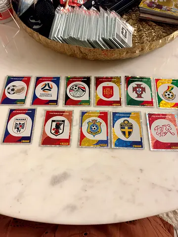 Collection of Sealed Football World Cup / Tournament Sticker Packs
