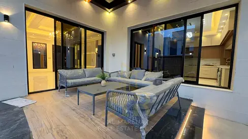 Corner villa in Al Zahia, Ajman | 6 master bedrooms + private pool + two floors and a roof | Price includes registration fees