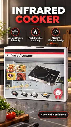 Portable Infrared Induction Cooker - Single Burner (Like New)