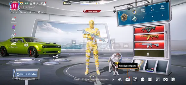 🔥 Rare 8-Year PUBG Global Account | Max Glacier M416 & Gold Pirate AKM | Yellow Mummy Set |