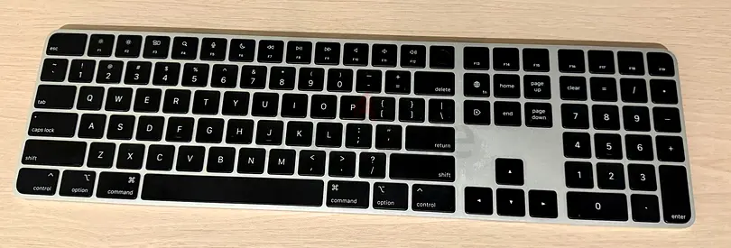 Moving Sale | Apple Magic Keyboard with Touch ID and Numeric Keypad (Black Keys)