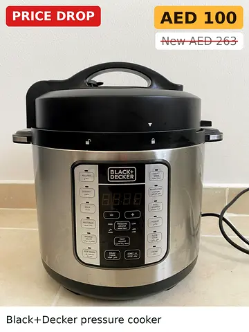 Black Decker 6L electric pressure cooker