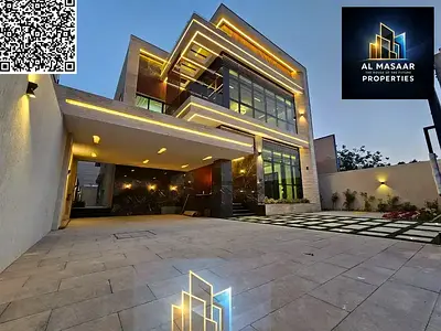 Modern villa with custom finishing, two floors and a roof, price includes electricity, water and ai