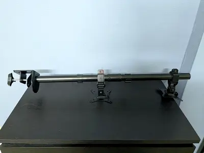 WORLDLIFT dual monitor stand, vertical stack, up to 32"