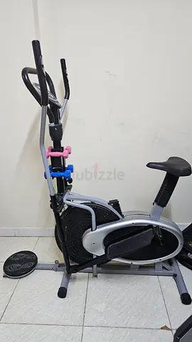 multi-functional exercise bike and elliptical cross-trainer