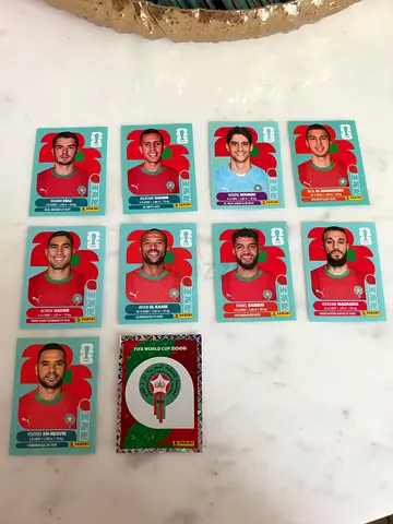 Collection of 10 Football Player Trading sticker Panini World cup 2026 (Mar/)