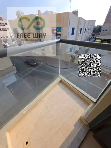 For annual rent in Ajman Al Nuaimiya 1, opposite Al Hikma School Two rooms and a living room