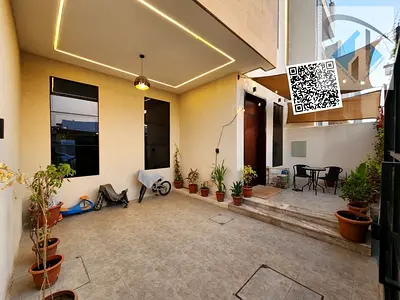 Furnished villa with 3 bedrooms, a living room, and a majlis; located close to all amenities in Al Zahia, Ajman.