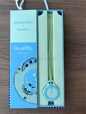 Audemars Piguet x Swatch Royal Pop Blaue Acht Pocket Watch - FULL SET NEW