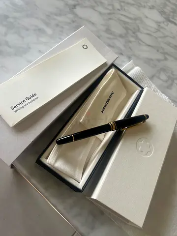 Montblanc Meisterstück Classic Black Rollerball Pen with Box