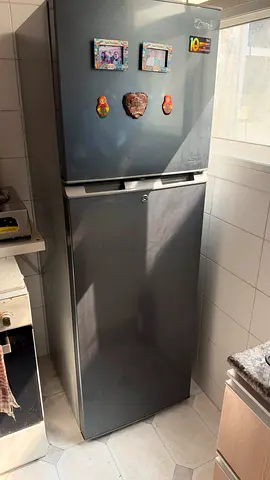 Midea Double Door Refrigerator – Silver | Excellent Condition