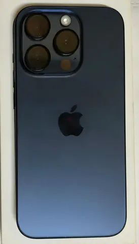 iPhone 15 Pro Blue Titanium - Good Condition, 128GB