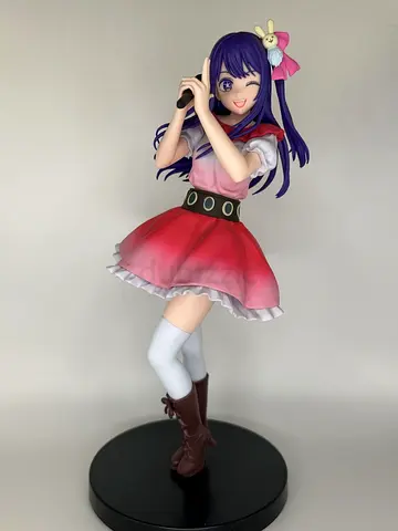 Hoshino Ai (red skirt, mic) - Oshi no Ko Prize Figure (Boxed)