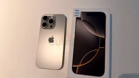 iPhone 16 pro 256GB natural titanium