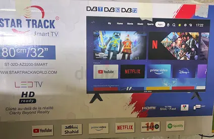 Star Track 32" LED Smart TV (HD Ready) - Boxed, Good Condition