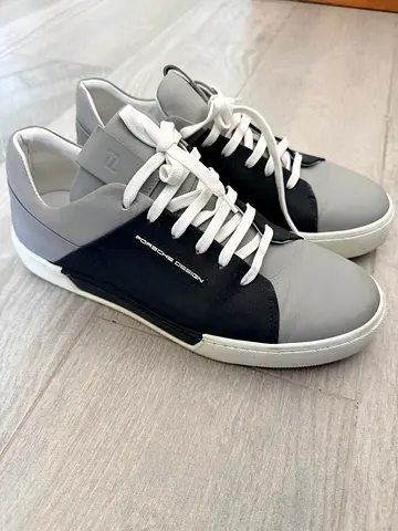 Porsche Design grey & black sneakers, lightly used, size 9 US