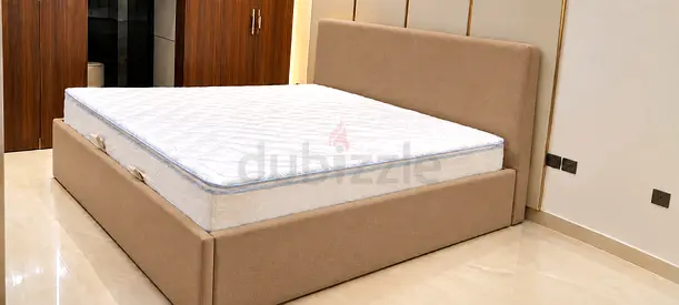 Brand new King size bed fabric storage bed with headboard - good king bed luxury