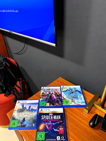 PS5 Game Bundle: Spider-Man 2, Hogwarts Legacy, Horizon Forbidden West, Avengers