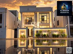 A luxurious, classic-style villa, constructed entirely of stone and featuring very spacious interior