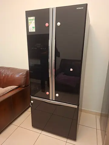 Hitachi double-door refrigerator - good condition