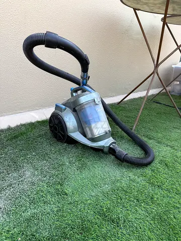 Used canister vacuum cleaner - compact cyclone model, good working condition