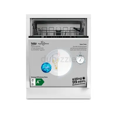 Beko 13 Place Fully Integrated Built-in Dishwasher, BDIN153E3