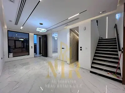 Luxury Villa for Sale in Al Helio 2 – Ajman | 4 Master Bedrooms | Two Floors + Roof | Freehold for
