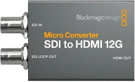 Blackmagic Design Micro Converter SDI to HDMI 12G with Power Supply