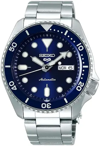 Seiko 5 Automatic Stainless Steel Men's Watch - Blue Dial