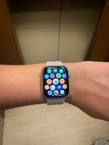 Apple Watch (used) with white sport band - good working condition