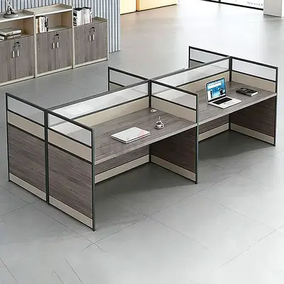 4 Seater Cubicle Office Workstation Desk | Latest Workstation Desk Dubai